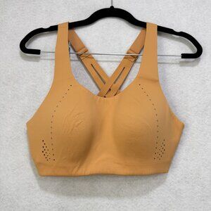 Lululemon athletics women's sports bra in mustard tan